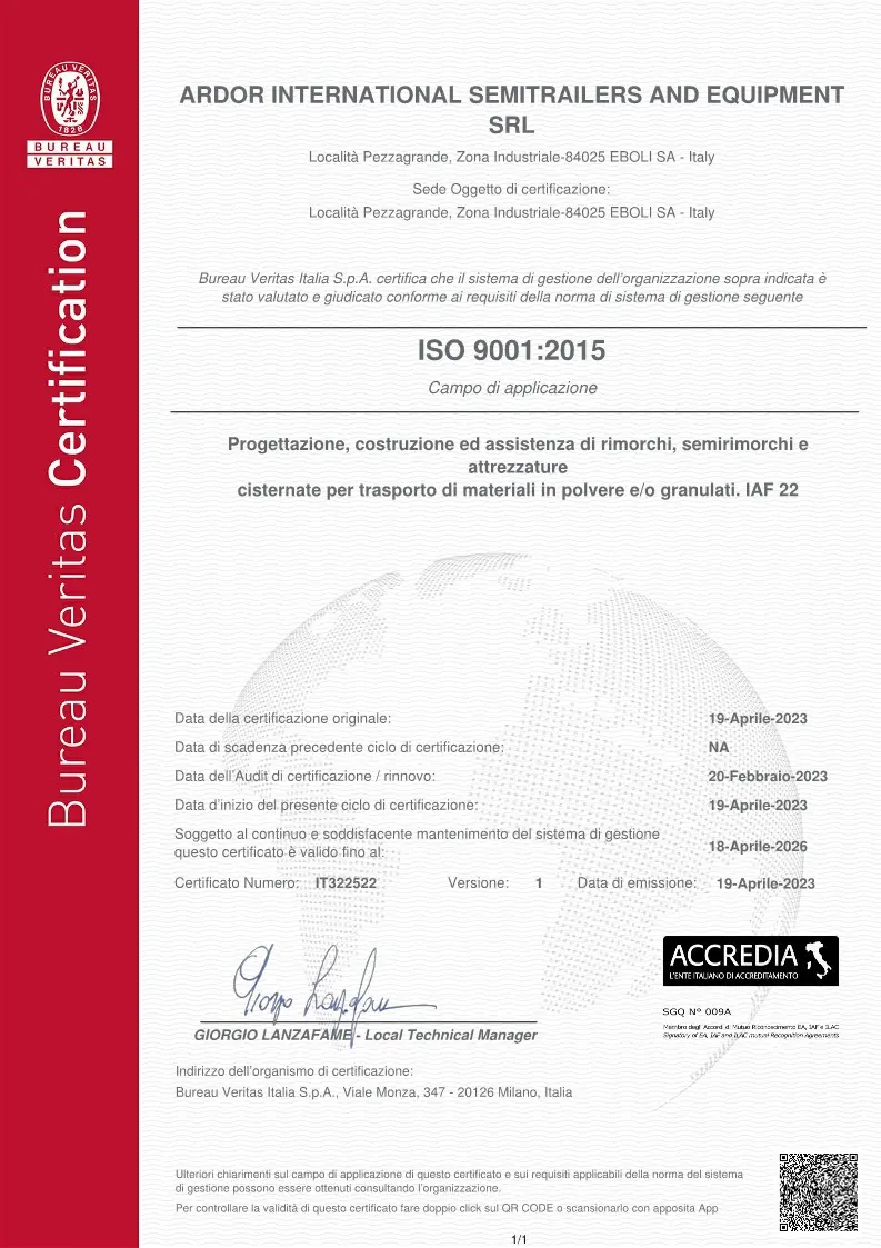 Certificado ISO 9001